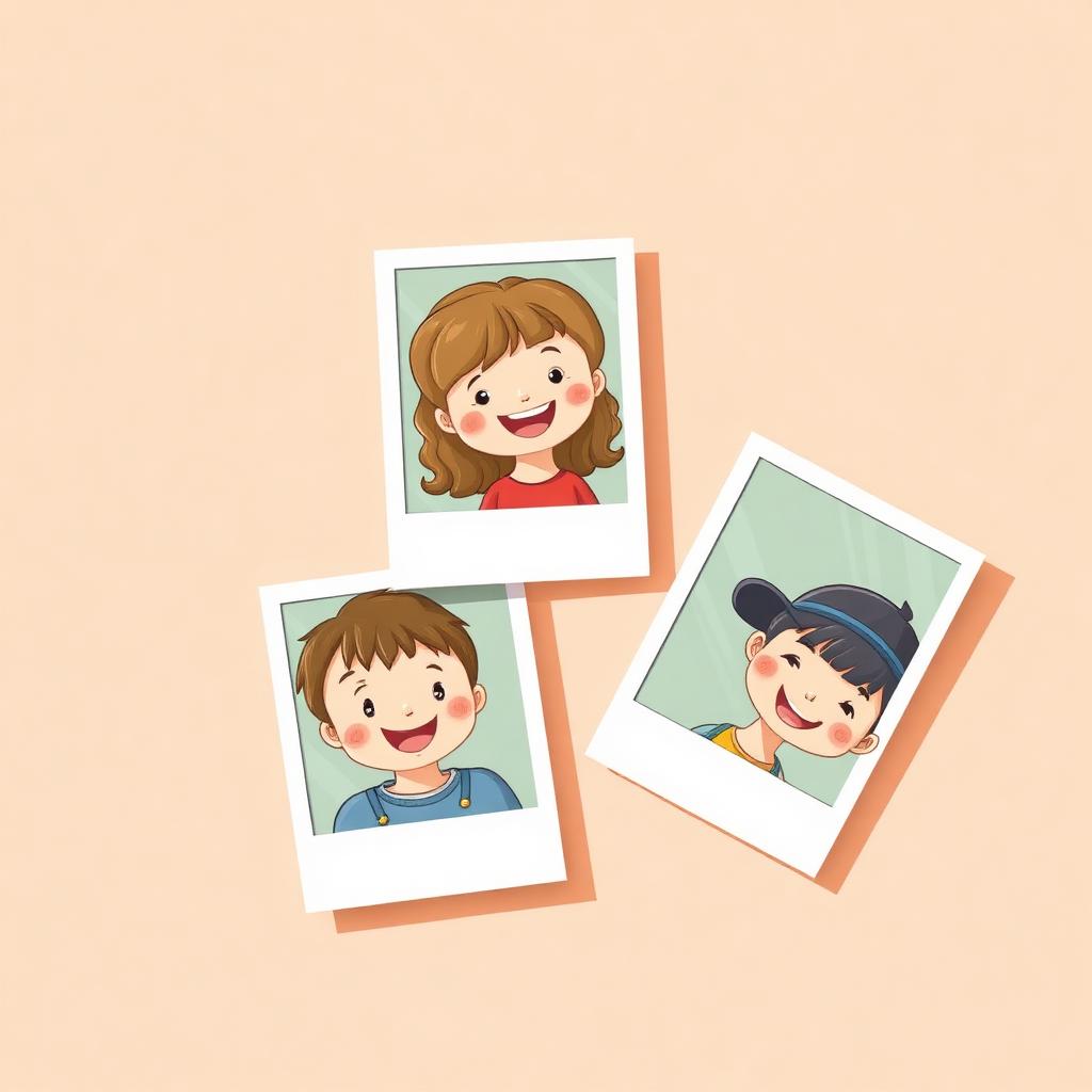 Photos of children being uploaded for a personalised storybook