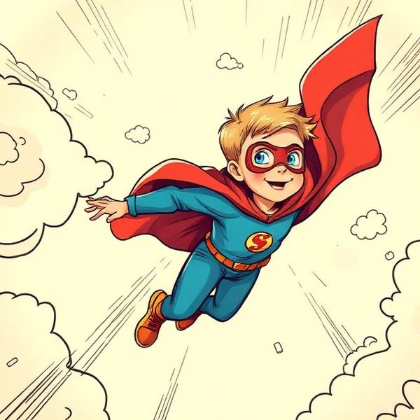 Super Adventure illustration sample