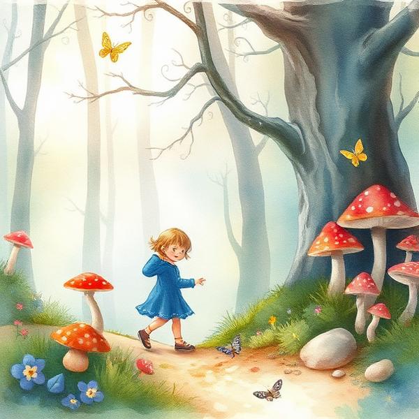 Dreamy Wash illustration sample